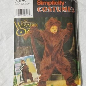 Simplicity costumes : The Wizard of Oz, Lion